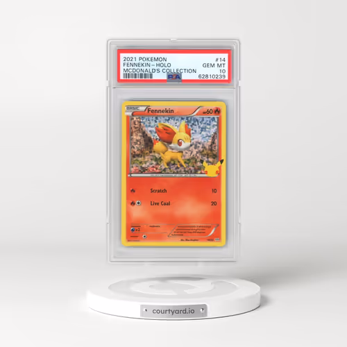 2021 Pokémon Mcdonald's Collection #14 Fennekin - Holo (PSA 10 GEM MINT)