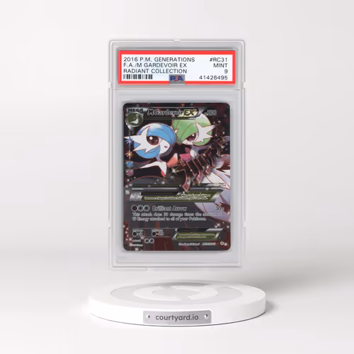 2016 Pokémon XY Generations Radiant Collection #RC31 M Gardevoir EX - Holo Full Art (PSA 9 MINT)
