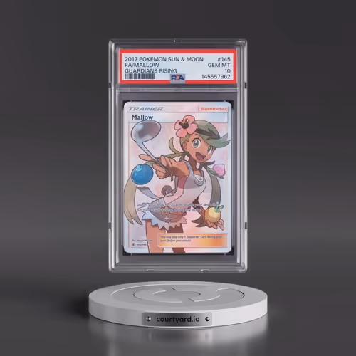 2017 Pokémon Sun & Moon Guardians Rising #145 Mallow - Full Art (PSA 10 GEM MINT)