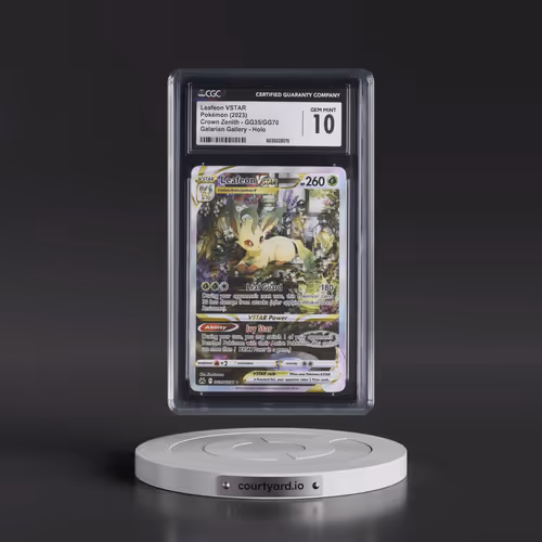 2023 Crown Zenith #GG35/GG70 Leafeon VSTAR - Galarian Gallery Holo (CGC 10 GEM MINT)
