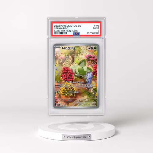 2023 Pokémon Pal EN-Paldea Evolved #196 Sprigatito - Illustration Rare (PSA 9 MINT)
