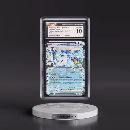 2024 Twilight Masquerade - TWM EN #064/167 Wellspring Mask Ogerpon ex - Holo (CGC 10 GEM MINT)