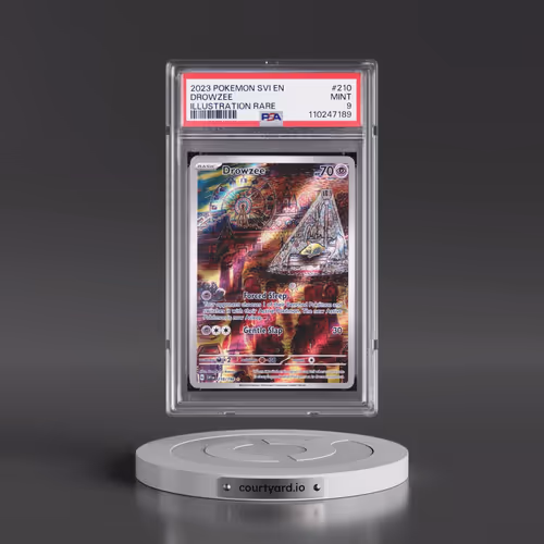 2023 Pokémon Svi EN-Scarlet & Violet #210 Drowzee - Illustration Rare (PSA 9 MINT)