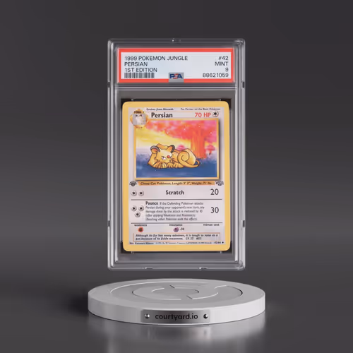 1999 Pokémon Jungle #42 Persian - 1st Edition (PSA 9 MINT)