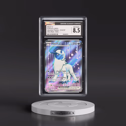 2023 Obsidian Flames - OBF EN #214/197 Absol ex - Ultra Rare Holo (CGC 8.5 NM-MT+)