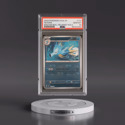 2023 Pokémon Sv2a-Pokémon 151 #117 Seadra - Reverse Holo Master Ball (PSA 10 GEM MINT)