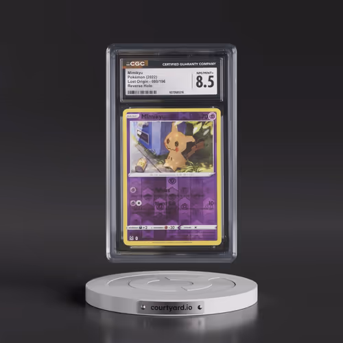2022 Lost Origin #080/196 Mimikyu - Reverse Holo (CGC 8.5 NM-MT+)