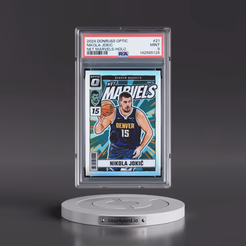 2024 Panini Donruss Optic Net Marvels #21 Nikola Jokic - Holo (PSA 9 MINT)