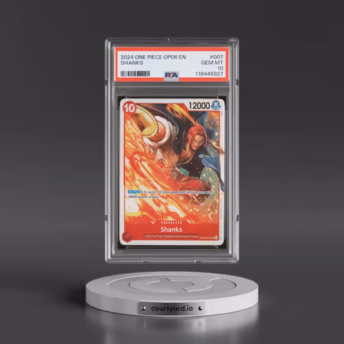2024 One Piece OP06-Wings of the Captain #007 Shanks (PSA 10 GEM MINT)