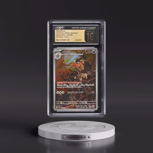 2025 Black Bolt - sv11B #145/086 Mandibuzz - Art Rare Holo (CGC 10 PRISTINE)