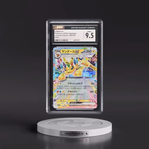 2024 Pokémon Sv8a-Terastal Fest EX #052 Jolteon EX - Holo (CGC 9.5 MINT+)