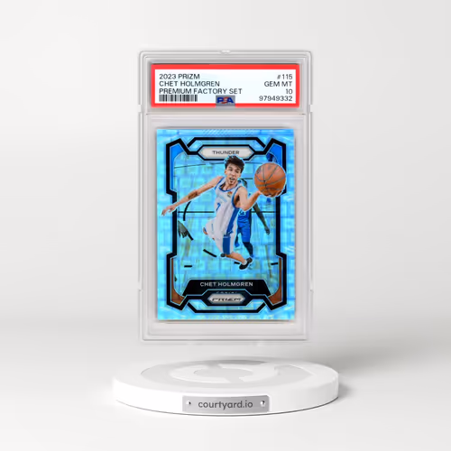 2023 Panini Prizm #115 Chet Holmgren - Premium Factory Set (PSA 10 GEM MINT)