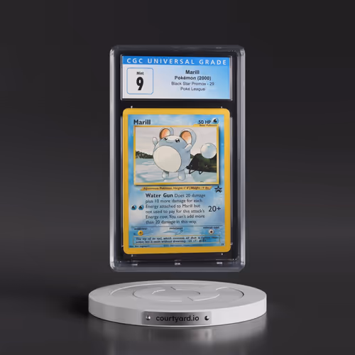 1999 Black Star Promos #29 Marill - Pokémon League (CGC 9 MINT)