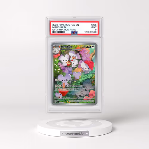 2023 Pokémon Pal EN-Paldea Evolved #226 Maushold - Illustration Rare (PSA 9 MINT)