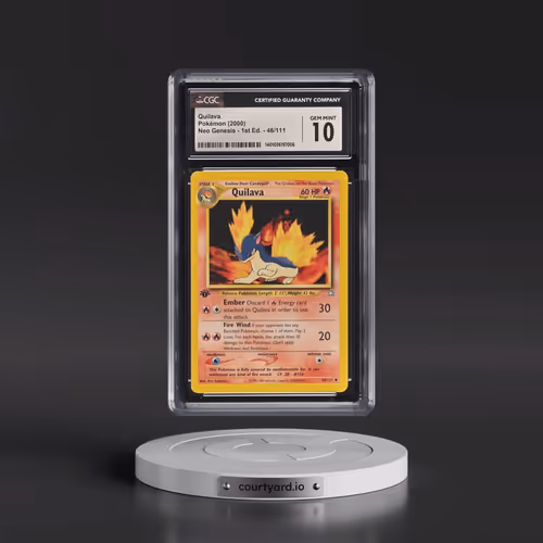 2000 Neo Genesis #46/111 Quilava - 1st Edition (CGC 10 GEM MINT)