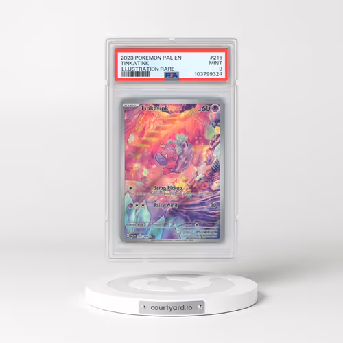 2023 Pokémon Pal EN-Paldea Evolved #216 Tinkatink - Illustration Rare (PSA 9 MINT)