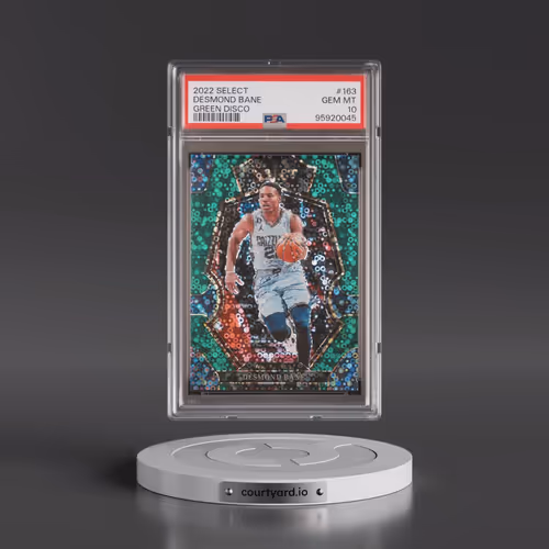 2022 Panini Select #163 Desmond Bane - Green Disco (PSA 10 GEM MINT)