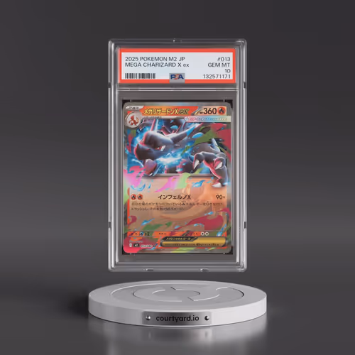 2025 Pokémon M2-Inferno X #013 Mega Charizard X EX - Holo (PSA 10 GEM MINT)