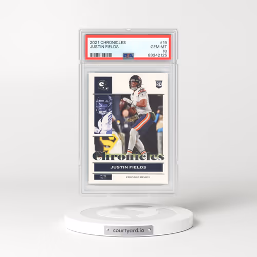 2021 Panini Chronicles #19 Justin Fields (PSA 10 GEM MINT)