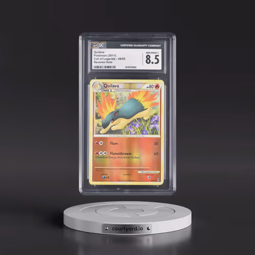2011 Call of Legends #49/95 Quilava - Reverse Holo (CGC 8.5 NM-MT+)