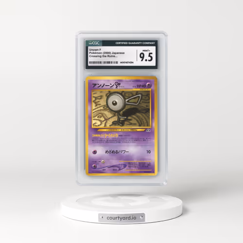 2000 Crossing the Ruins... Unown F (CGC 9.5 MINT+)