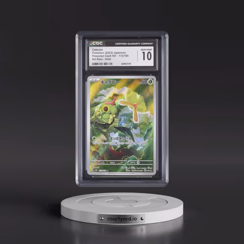 2023 Pokémon Card 151 #172/165 Caterpie - Art Rare Holo (CGC 10 GEM MINT)