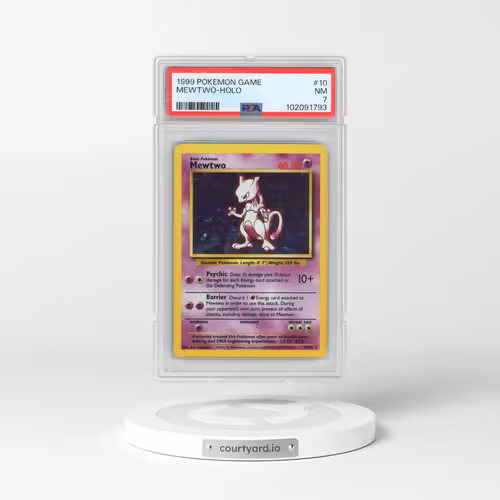 1999 Pokémon Game #10 Mewtwo - Holo (PSA 7 NM)