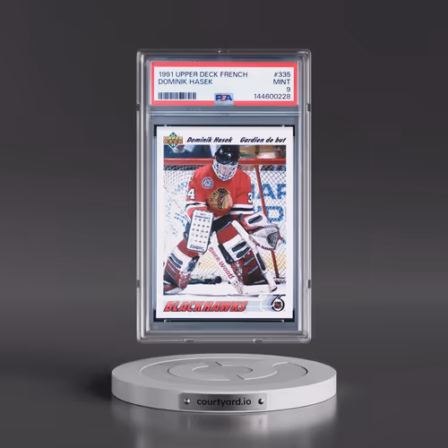 1991 Upper Deck French #335 Dominik Hasek (PSA 9 MINT)