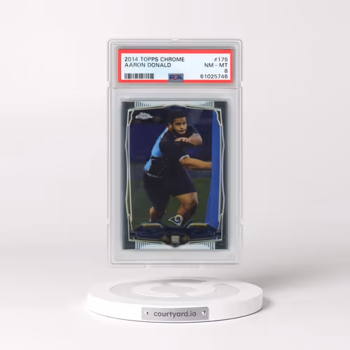 2014 Topps Chrome #175 Aaron Donald (PSA 8 NM-MT)