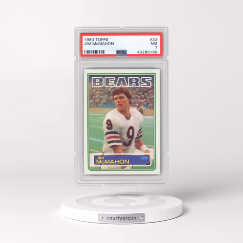 1983 Topps #33 Jim McMahon (PSA 7 NM)