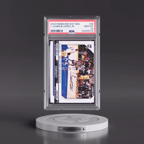 2024 Panini Instant NBA #26 Bronny James Jr./LeBron James (PSA 10 GEM MINT)