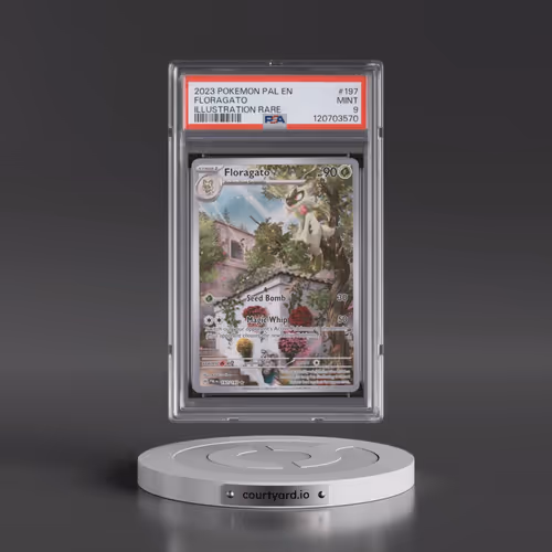 2023 Pokémon Pal EN-Paldea Evolved #197 Floragato - Illustration Rare (PSA 9 MINT)
