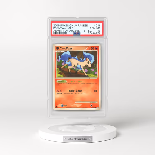 2009 Pokémon Advent of Arceus #019 Ponyta - 1st Edition Holo (PSA 10 GEM MINT)