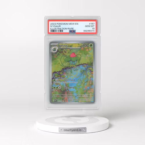 2023 Pokémon Mew EN-151 #167 Ivysaur - Illustration Rare (PSA 10 GEM MINT)