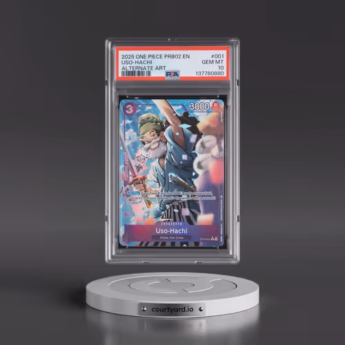 2025 One Piece PRB02-Premium Booster -One Piece Card the Best- Vol.2 #001 Uso-Hachi - Alternate Art