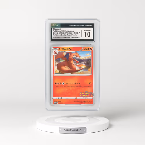 2020 Japanese Sword & Shield Promos #143 Charizard (CGC 10 GEM MINT)