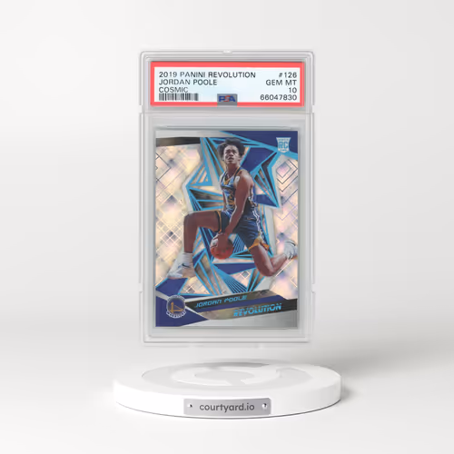 2019 Panini Revolution #126 Jordan Poole - Cosmic (PSA 10 GEM MINT)