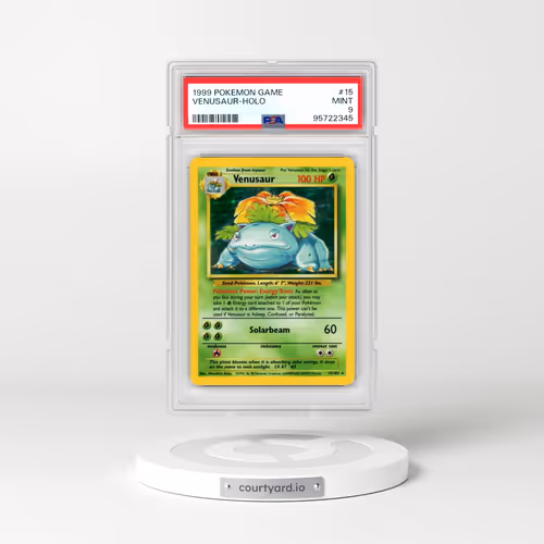 1999 Pokémon Game #15 Venusaur - Holo (PSA 9 MINT)