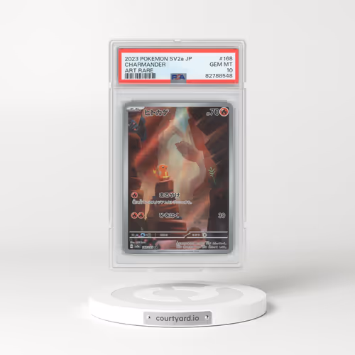 2023 Japanese Pokémon Card 151 #168 Charmander - Art Rare (PSA 10 GEM MINT)