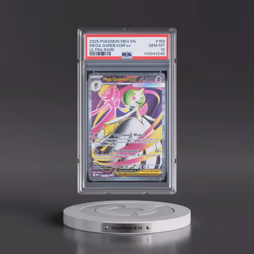 2025 Pokémon Meg EN-Mega Evolution #159 Mega Gardevoir EX - Holo Ultra Rare (PSA 10 GEM MINT)