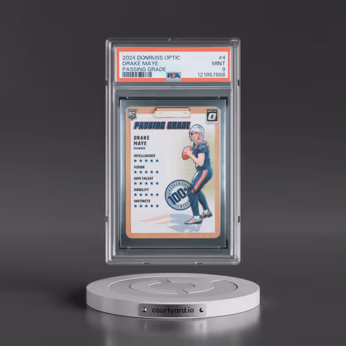 2024 Panini Donruss Optic Passing Grade #4 Drake Maye (PSA 9 MINT)