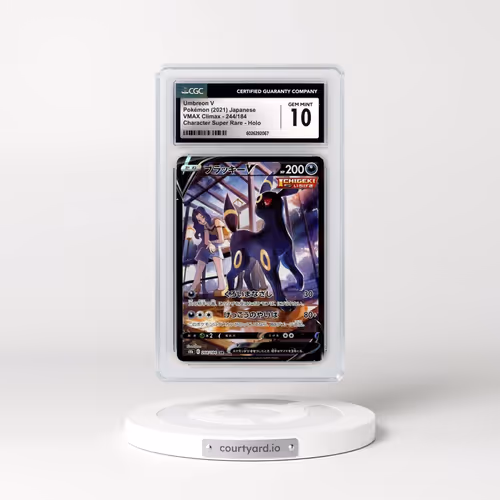 2021 VMAX Climax #244/184 Umbreon V - Character Super Rare Holo (CGC 10 GEM MINT)