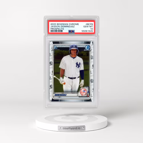 2020 Bowman Chrome Prospects #BCP8 Jasson Dominguez (PSA 10 GEM MINT)