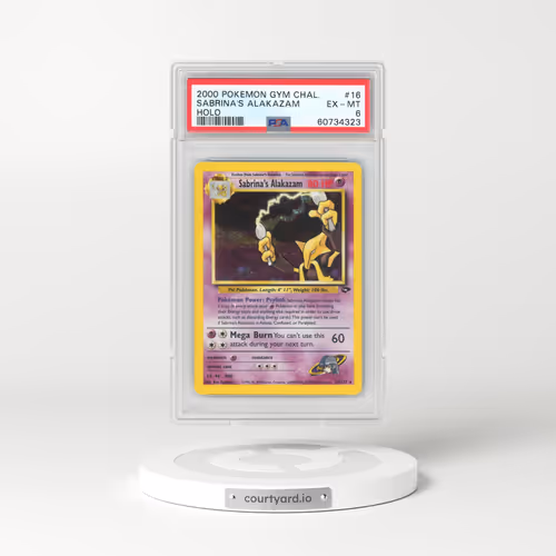 2000 Pokémon Gym Challenge #16 Sabrina's Alakazam - Holo (PSA 6 EX-MT)