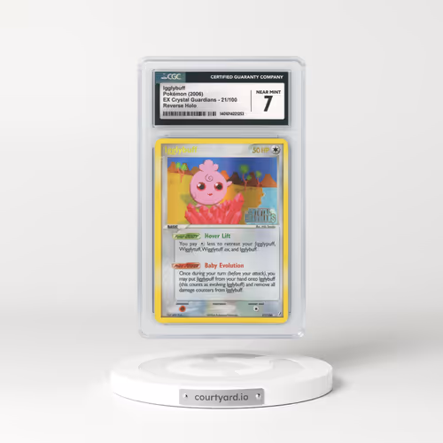 2006 EX Crystal Guardians #21 Igglybuff - Holo (CGC 7 NM)