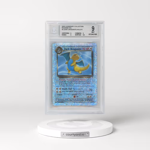 2002 Legendary Collection #5 Dark Dragonite - Reverse Holo (BGS 9 MINT)
