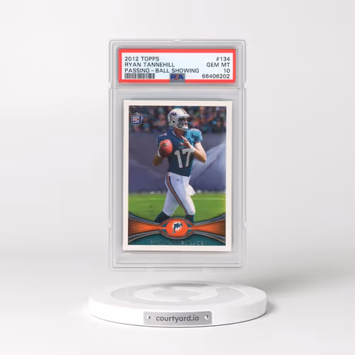 2012 Topps #134 Ryan Tannehill - Passing-Ball Showing (PSA 10 GEM MINT)