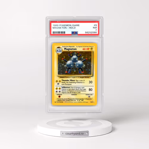 1999 Pokémon Game #9 Magneton - Holo (PSA 7 NM)