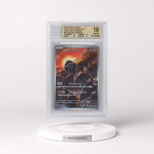 2023 Triplet Beat #084 Paldean Tauros - Art Rare Holo (BGS 10 PRISTINE)