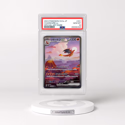 2023 Pokémon Sv2a-Pokemon 151 #201 Charizard EX - Holo Special Art Rare (PSA 10 GEM MINT)